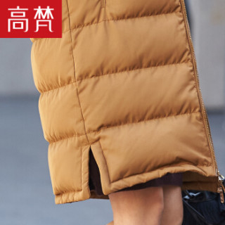 GOLDFARM 高梵 G1170440 女士中长款羽绒服 浅焦糖 175/XXL