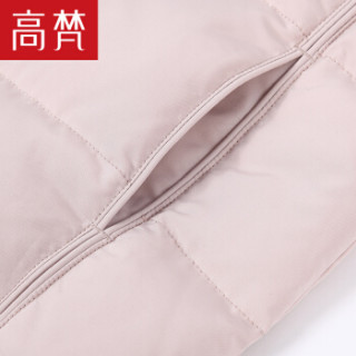 GOLDFARM 高梵 G1170440 女士中长款羽绒服 贝壳粉 155/S