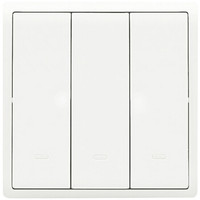 Schneider Electric 施耐德 丰尚系列 带荧光指示双控开关 白色 三开