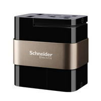 Schneider Electric 施耐德 遨游系列 旅行插座 黑金