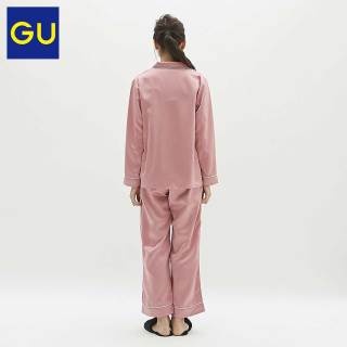 GU 极优 Hello Kitty 297183 缎纹家居服套装 S 藏青色