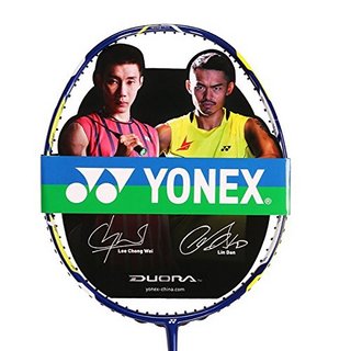 YONEX 尤尼克斯 高弹性碳素 扣杀型 羽毛球拍 双刃88 DUO88 3U5 暗黄绿