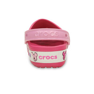 crocs 卡骆驰 酷闪米奇 小克骆格 203072 儿童洞洞鞋 糖果粉 30.5码 