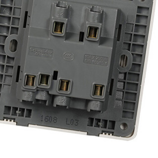 Schneider Electric 施耐德 睿意系列 A3E31_1A_WG 单控开关 金色 三开