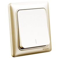 Schneider Electric 施耐德 睿意系列 A3E31_1A_WG 双控开关 金色