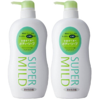 SUPER MILD 惠润 清爽柔顺沐浴露 淡雅柑桔香 650ml*2瓶