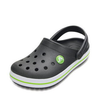 crocs 卡骆驰 204537 卡骆班洞洞鞋 石墨色/翠绿 33.5码 