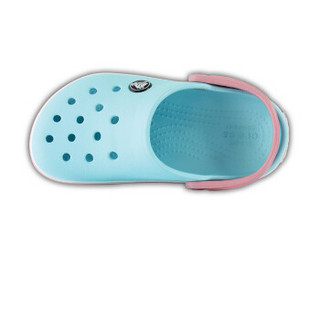 crocs 卡骆驰 204537 卡骆班洞洞鞋 冰蓝/白色 35.5码 