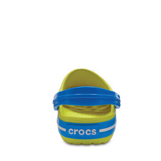 crocs 卡骆驰 204537 卡骆班洞洞鞋 网球绿/海蓝色 35.5码 