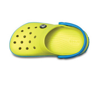 crocs 卡骆驰 204537 卡骆班洞洞鞋 网球绿/海蓝色 30.5码 