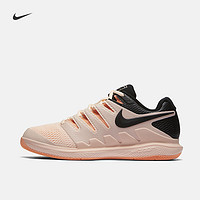 NIKE 耐克 AIR ZOOM VAPOR X HC 女子网球鞋 36.5 浅红/黑/闪烁橙 