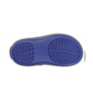 crocs 卡骆驰 14613 儿童泡芙暖靴 蔚蓝/浅灰 C9