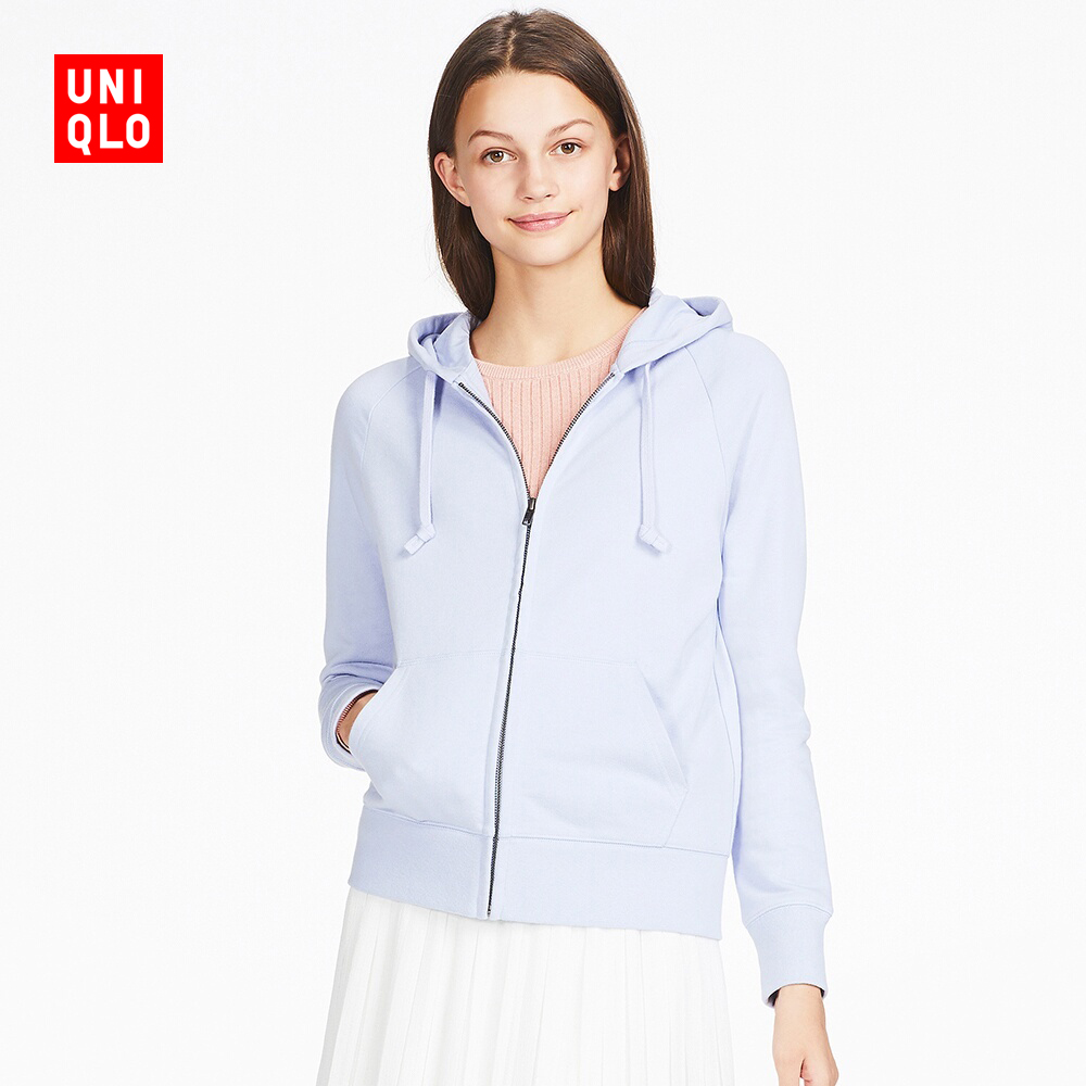 uniqlo 优衣库 403645 女士连帽拉链运动开衫