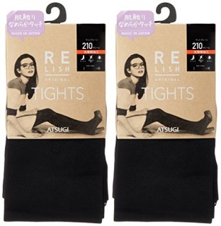 ATSUGI 厚木 RELISH ORIGINAL TL1321 女士连裤袜 210D 两双装