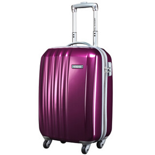 AMERICAN TOURISTER 美旅 男女超轻大容量行李箱耐磨万向轮拉杆箱40T 20英寸 紫色