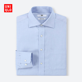 男装 高性能防皱衬衫(长袖) 408136 优衣库UNIQLO