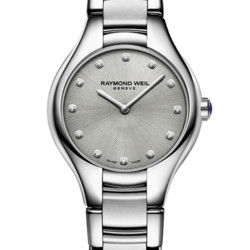 RAYMOND WEIL 蕾蒙威 Noemia系列 5132-ST-65081 女士镶钻时装腕表