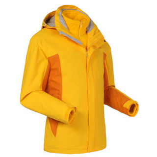 TOREAD 探路者 TAWB92604 女款三合一套绒冲锋衣 中黄/橙黄 XL 