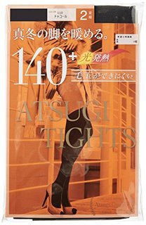 ATSUGI 厚木 ATSUGI TIGHTS FP14002P 女士连裤袜 140D 2双装 2组 L-LL 巧克力色 