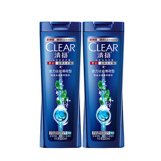 CLEAR 清扬 洗发露活力运动薄荷型 两瓶 100ml 