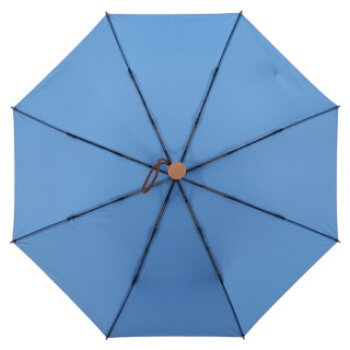 MAYDU 美度 M3312 简约素色系 全自动三折晴雨伞 月蓝