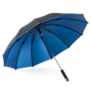 美度圆美系列12K防风雨伞长柄男士商务加大晴雨伞 M1120蓝色 *3件