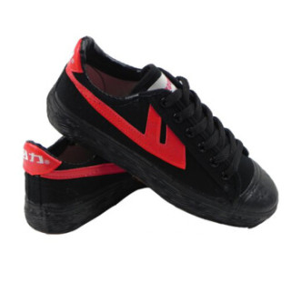 WARRIOR 回力 WB-1 中性帆布鞋 金奖红黑 34码