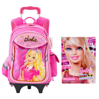 Barbie 芭比 A2702 芭比三轮拉杆包 A270207玫红