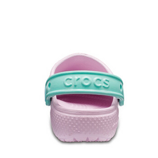 crocs 卡骆驰 趣味学院 205001 图案小克洛洛洞洞鞋  芭蕾粉/薄荷绿 C9 