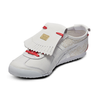 Onitsuka Tiger 鬼冢虎 MEXICO 66 新年窗花限定 中性款休闲运动鞋 43.5 白色/白色