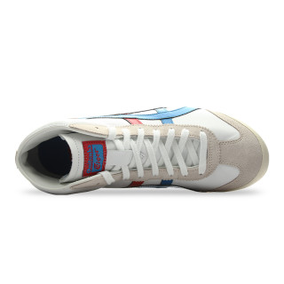 Onitsuka Tiger 鬼冢虎 MEXICO Mid Runner 中性款休闲运动鞋DL409-0143 41.5 白色/湖蓝色