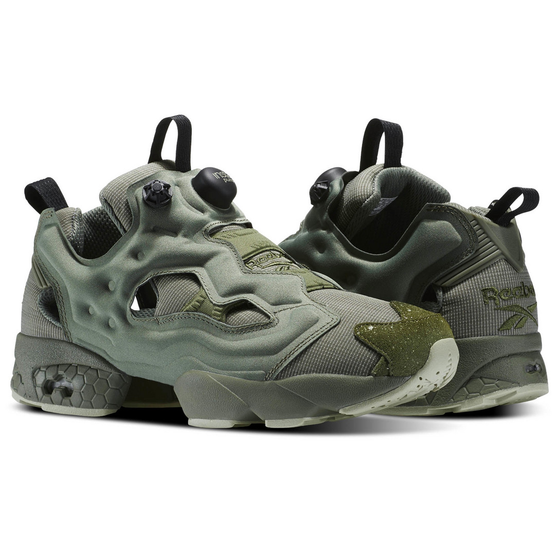 #剁主计划-西安#蜈蚣星人的一对新足：REEBOK 锐步 INSTA PUMP FURY 休闲运动鞋