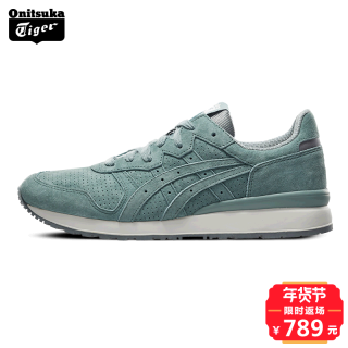 Onitsuka Tiger 鬼冢虎 TIGER ALLY 中性款休闲运动鞋 37 葱绿/葱绿