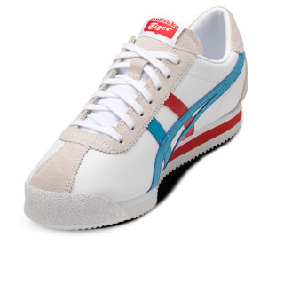 Onitsuka Tiger 鬼塚虎 TIGER CORSAIR 中性款休闲运动鞋 38 靛蓝/红色