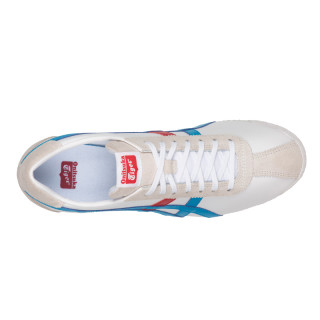 Onitsuka Tiger 鬼塚虎 TIGER CORSAIR 中性款休闲运动鞋 38 靛蓝/红色
