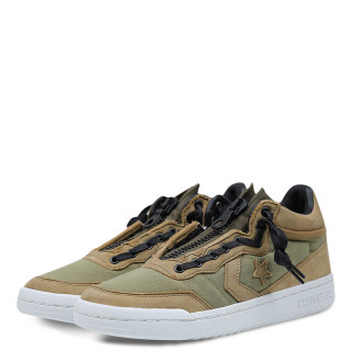 CONVERSE 匡威 Fastbreak Mid Zip 男士复古篮球鞋 40 深绿色