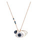 SWAROVSKI 施华洛世奇 Duo Evil Eye 恶魔之眼 5172560 项链