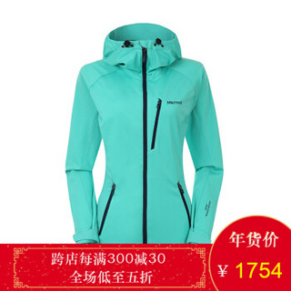 Marmot 土拨鼠 J85700 女款秋冬户外M2软壳衣 水蓝色 XL 