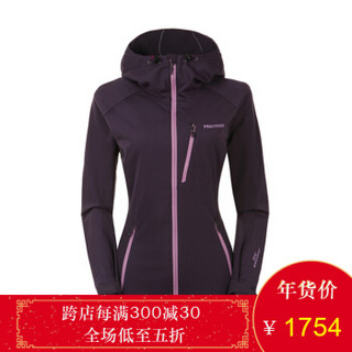 Marmot 土拨鼠 J85700 女款秋冬户外M2软壳衣 茄紫 M 