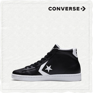 CONVERSE 匡威 PRO LEATHER 76 中性款复古篮球鞋 44 黑色 