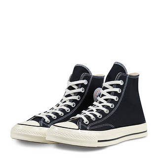 CONVERSE 匡威 Chuck Taylor All Star 70s 中性款帆布鞋 37.5 白色/白色/黑色 