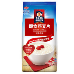 QUAKER 桂格 即食燕麦片 袋装1000g *11件