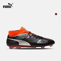 PUMA 彪马 One 18.1 FG 男子足球鞋 40 黑色/红色 