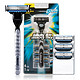 Gillette 吉列 锋速3经典剃须刀（1刀架1刀头+3刀头）+剃须泡沫50g