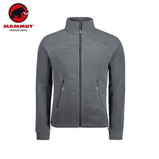 MAMMUT 猛犸象 1010-21800 男士户外保暖中层抓绒夹克 黑色 XL 