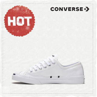 CONVERSE 匡威 Jack Purcell Leather 中性款运动板鞋 38.5 黑色