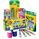 绘儿乐（Crayola）绘画工具 diy玩具绘画套装内含蜡笔水彩笔颜料画刷调色盘 儿童水彩颜料可水洗绘画礼盒 *7件+凑单品
