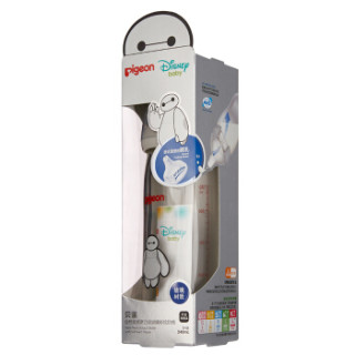 Pigeon 贝亲 Disney自然实感系列 玻璃彩绘奶瓶