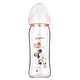 pigeon 贝亲 AA151 Disney系列 自然实感宽口径玻璃彩绘奶瓶 240ml  240ml 米妮 M奶嘴 *2件 +凑单品