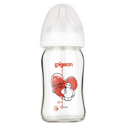 pigeon 贝亲  Disney“自然实感”宽口径奶瓶160ml 配SS奶嘴 *3件